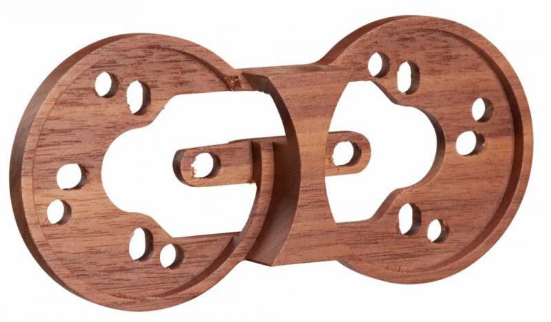 Рамка 2 поста Fontini DO, орех, 33812822