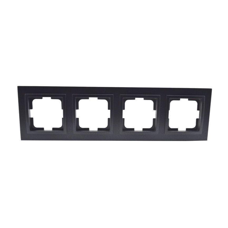 Рамка на 4 поста Mono Electric Despina графит 102-200000-163