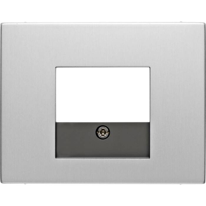 Накладка на розетку USB Berker, скрытый монтаж, алюминий, 10357003