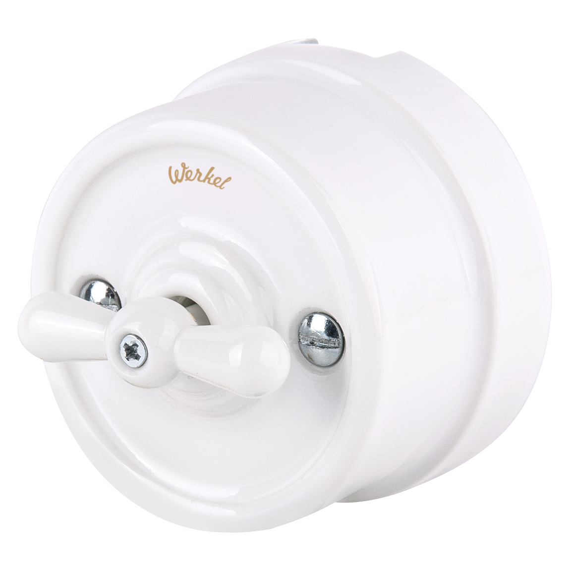 Выключатель на 4 положения двухклавишный белый ретро W5620001