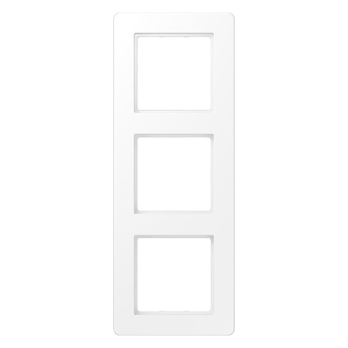 Рамка 3 поста Jung AFLOW, белый матовый, AF583BFWWM