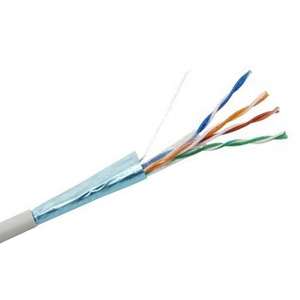 Кабель витая пара F/UTP кат.5e 4х2х24AWG solid CCA PVC INDOOR омедненный сер. (м) PROCONNECT 01-0142-3