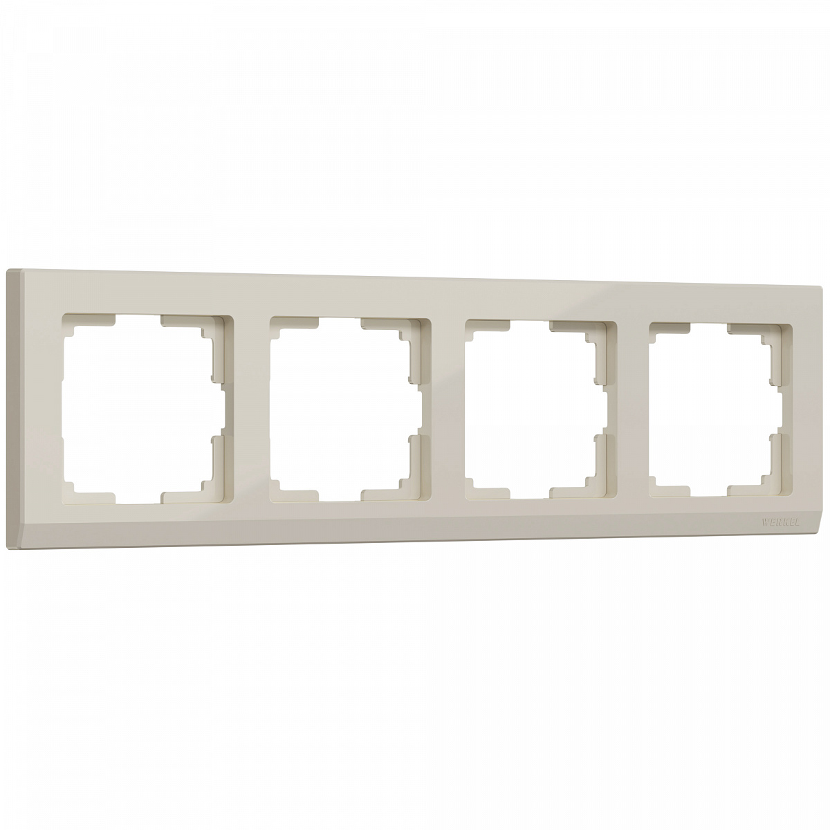 Рамка из поликарбоната на 4 поста Stark слоновая кость W0041803