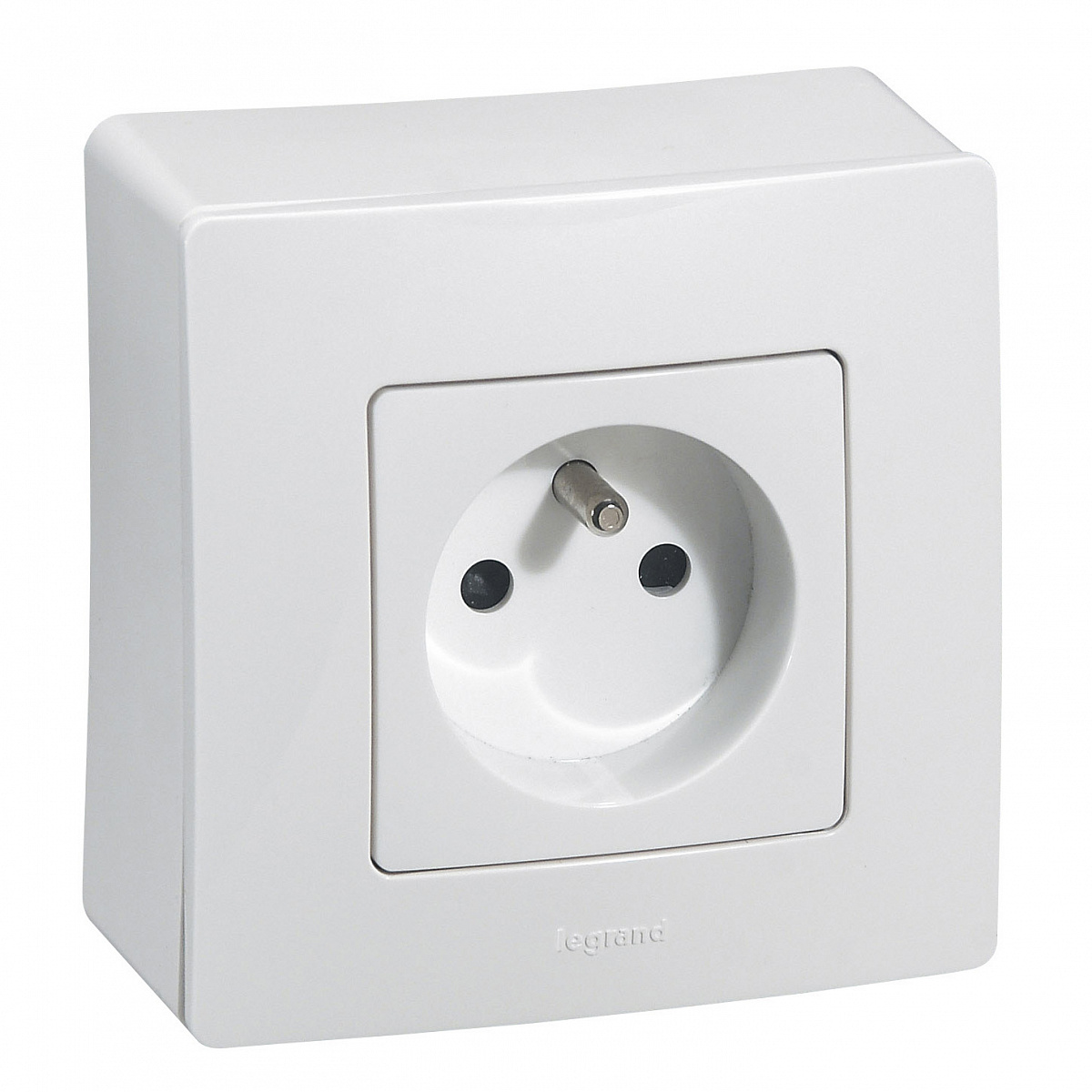 Коробка/Накл Монтаж 1пост Бел